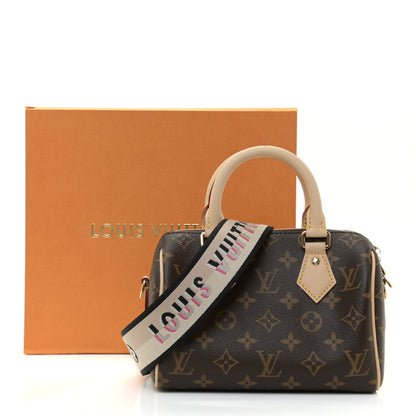 Louis Vuitton Monogram Speedy Bandouliere 20 Black 9 of 9