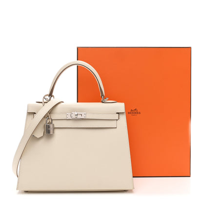 Hermes Epsom Kelly Sellier 25 Craie 11 of 11