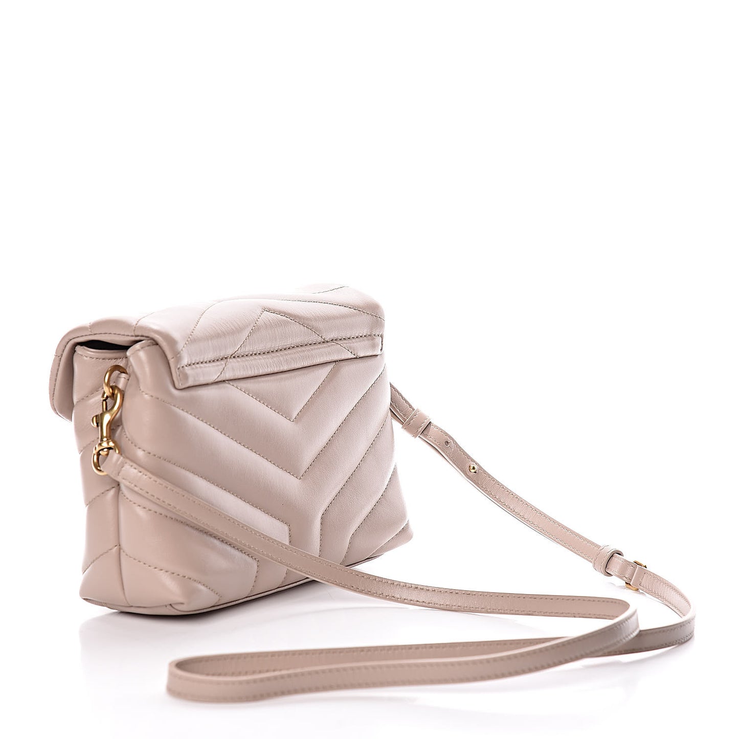 Calfskin Y Quilted Monogram Toy Loulou Crossbody Bag Marble Pink