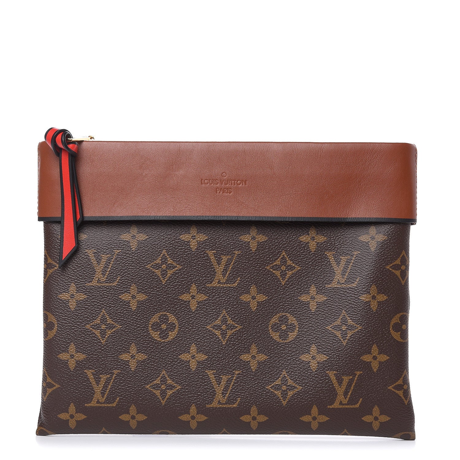 Louis Vuitton Monogram Tuileries Pochette Caramel 1 of 8