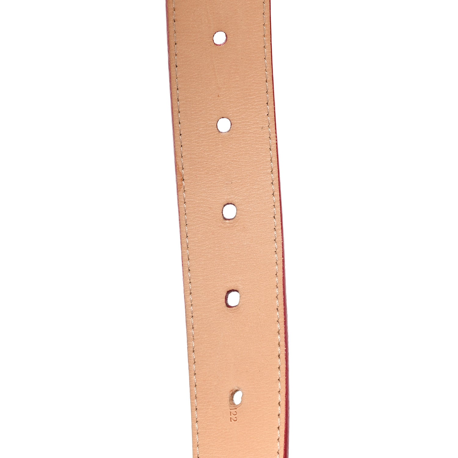 Louis Vuitton Vernis Ceinture 30mm Belt 90 36 Rouge 3 of 5