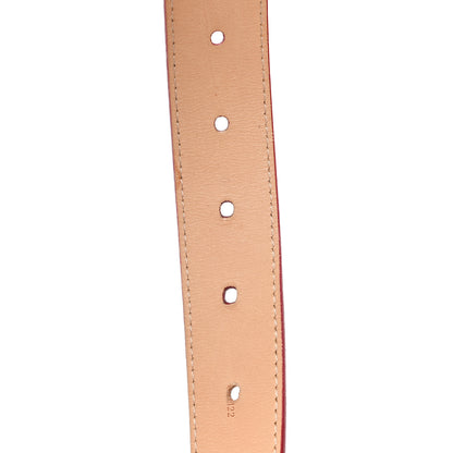 Louis Vuitton Vernis Ceinture 30mm Belt 90 36 Rouge 3 of 5
