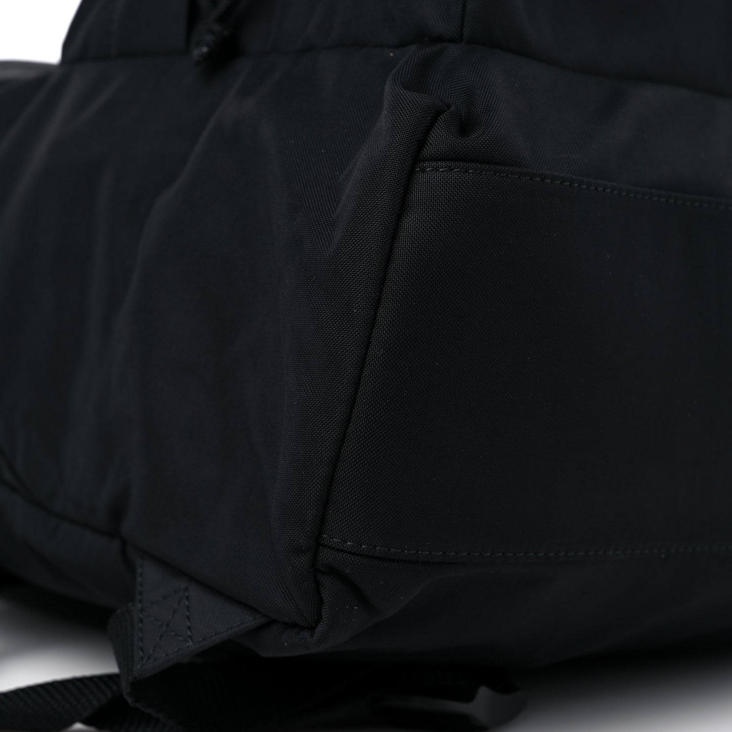 Sport Nylon Logo Embroidered S Wheel Backpack Black