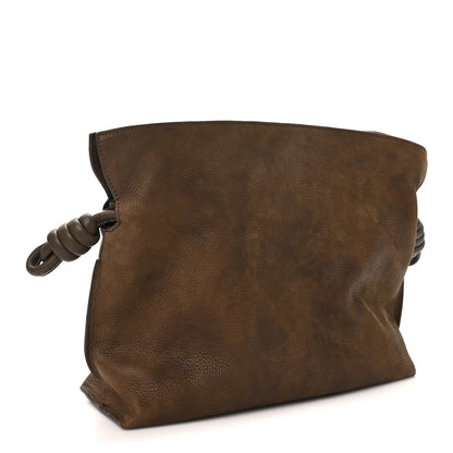 Loewe Grained Nubuck Medium Flamenco Knot Bag Tundra 3 of 10
