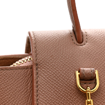 Celine Grained Calfskin Nano Belt Bag Dark Pink 18 of 21