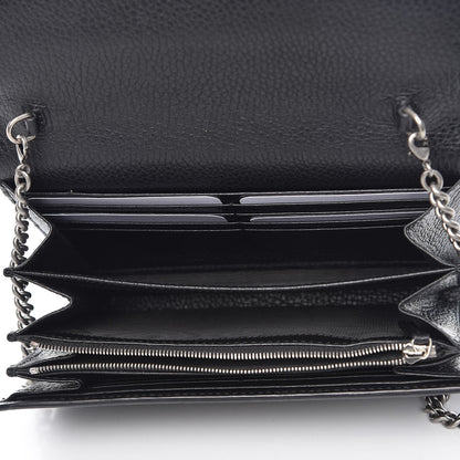 Gucci Calfskin Mini Dionysus Chain Wallet Black 5 of 9