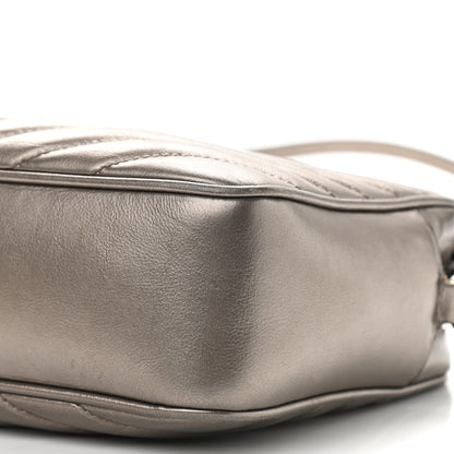 Saint Laurent Calfskin Matelasse Monogram Lou Camera Bag Piombo 9 of 10