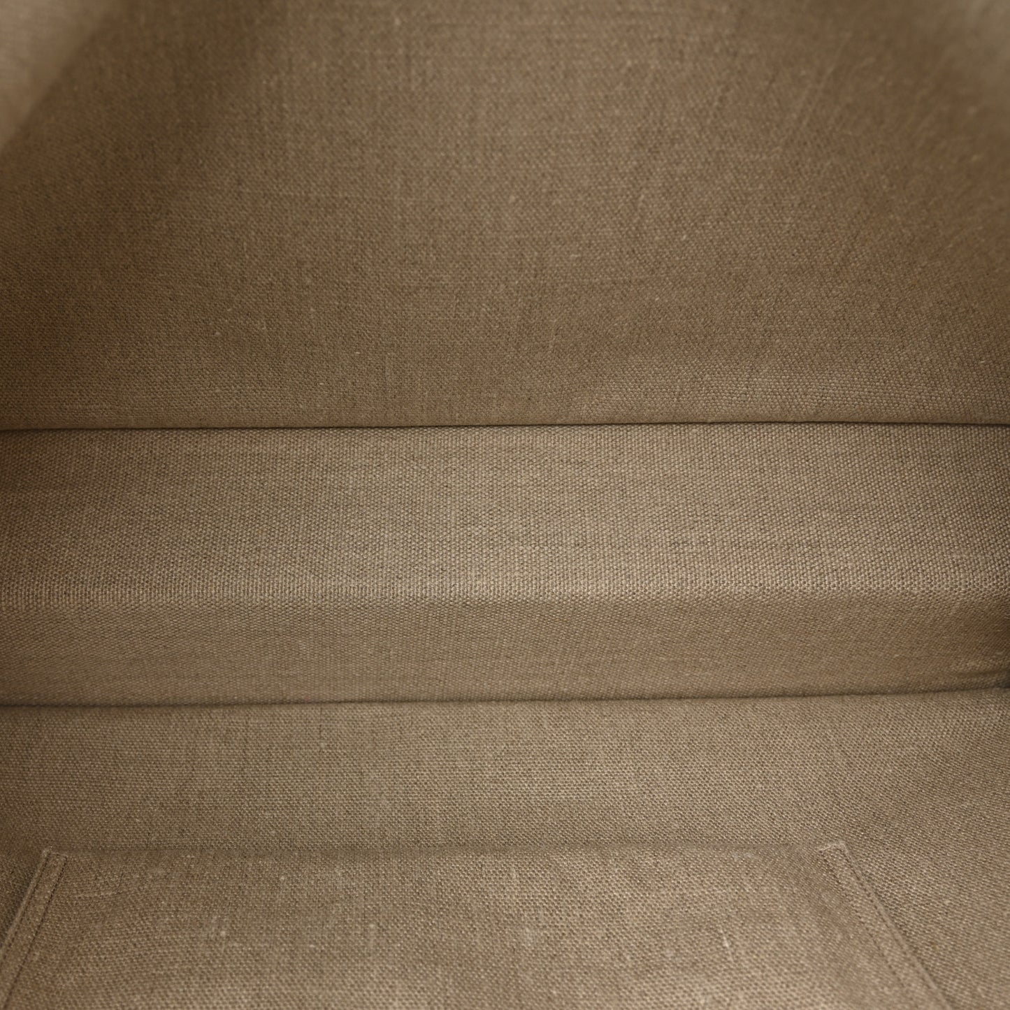 Linen Calfskin Rive Gauche Tote Optic White