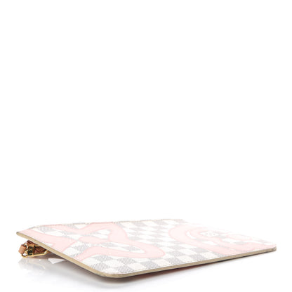 Louis Vuitton Damier Azur Tahitienne Neverfull MM GM Pochette 4 of 7