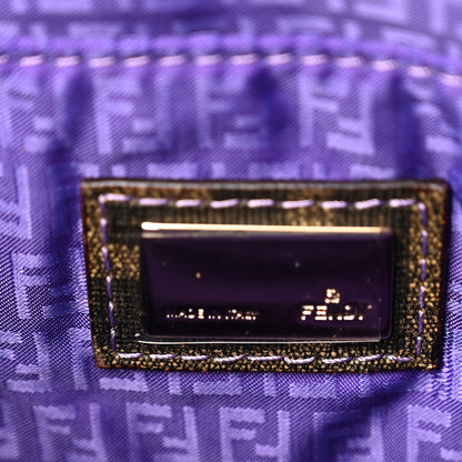 Fendi Zucca Spalmati Pochette Tobacco Viola 6 of 10