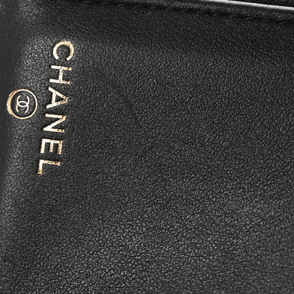 Chanel Caviar Quilted Compact Boy Wallet Black 9 of 11