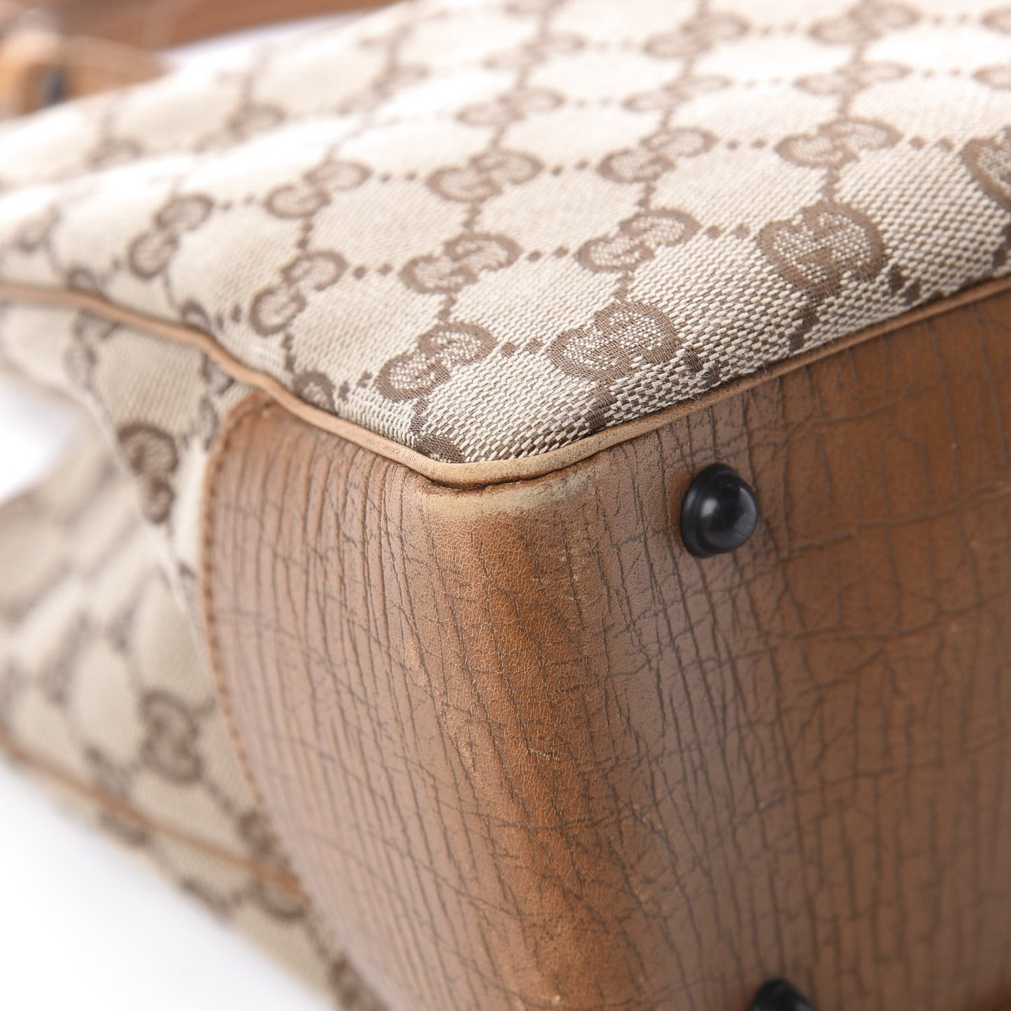 Monogram Small Bamboo Tote Brown