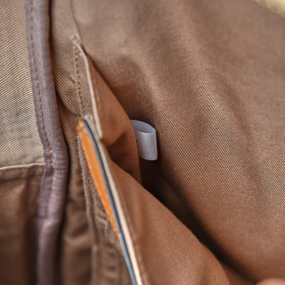 MCM Metallic Visetos Leopard Print Small Stark Backpack Cognac 7 of 11