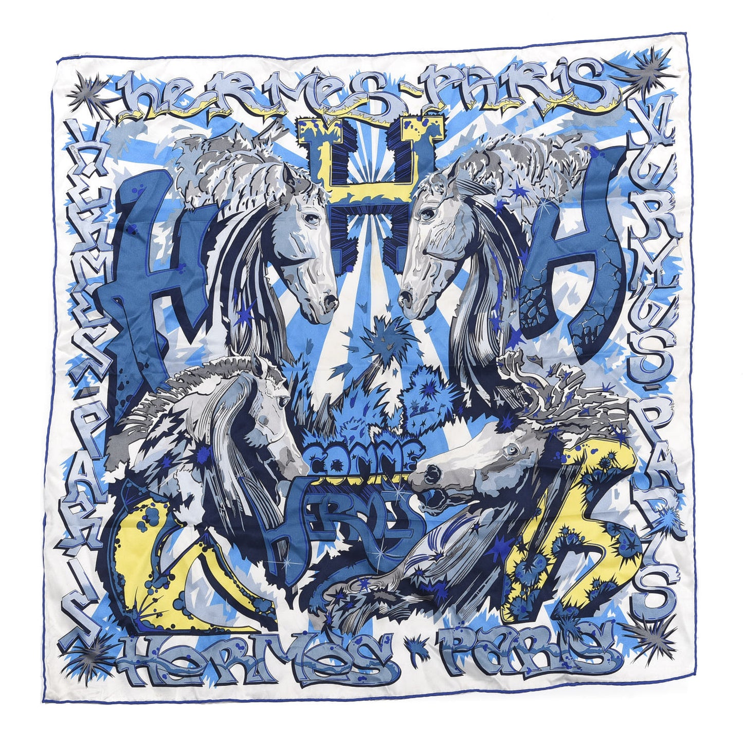Silk H Comme Scarf 70