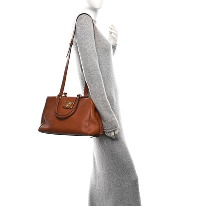 Celine Supple Calfskin Medium Appoline Tan 2 of 9