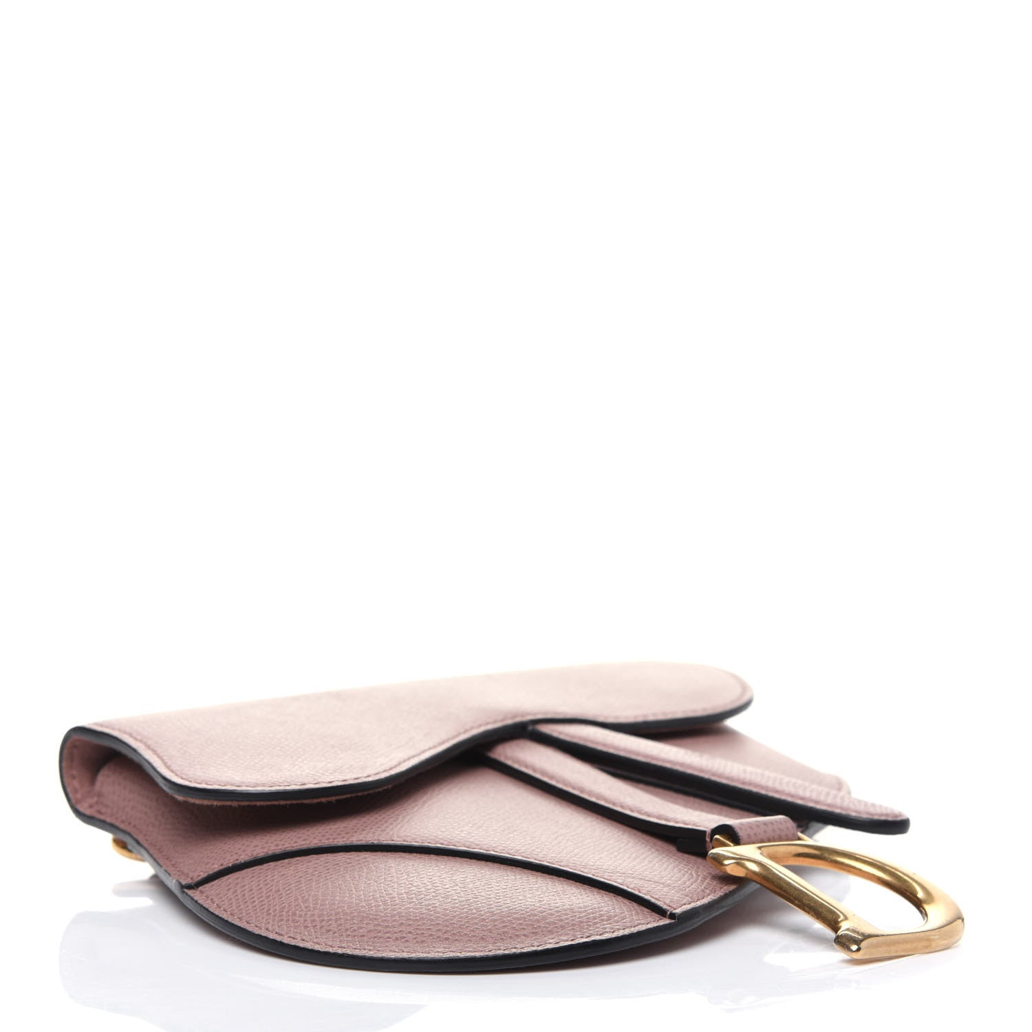 Christian Dior Grained Calfskin Saddle Belt Bag Light Pink 4 of 13