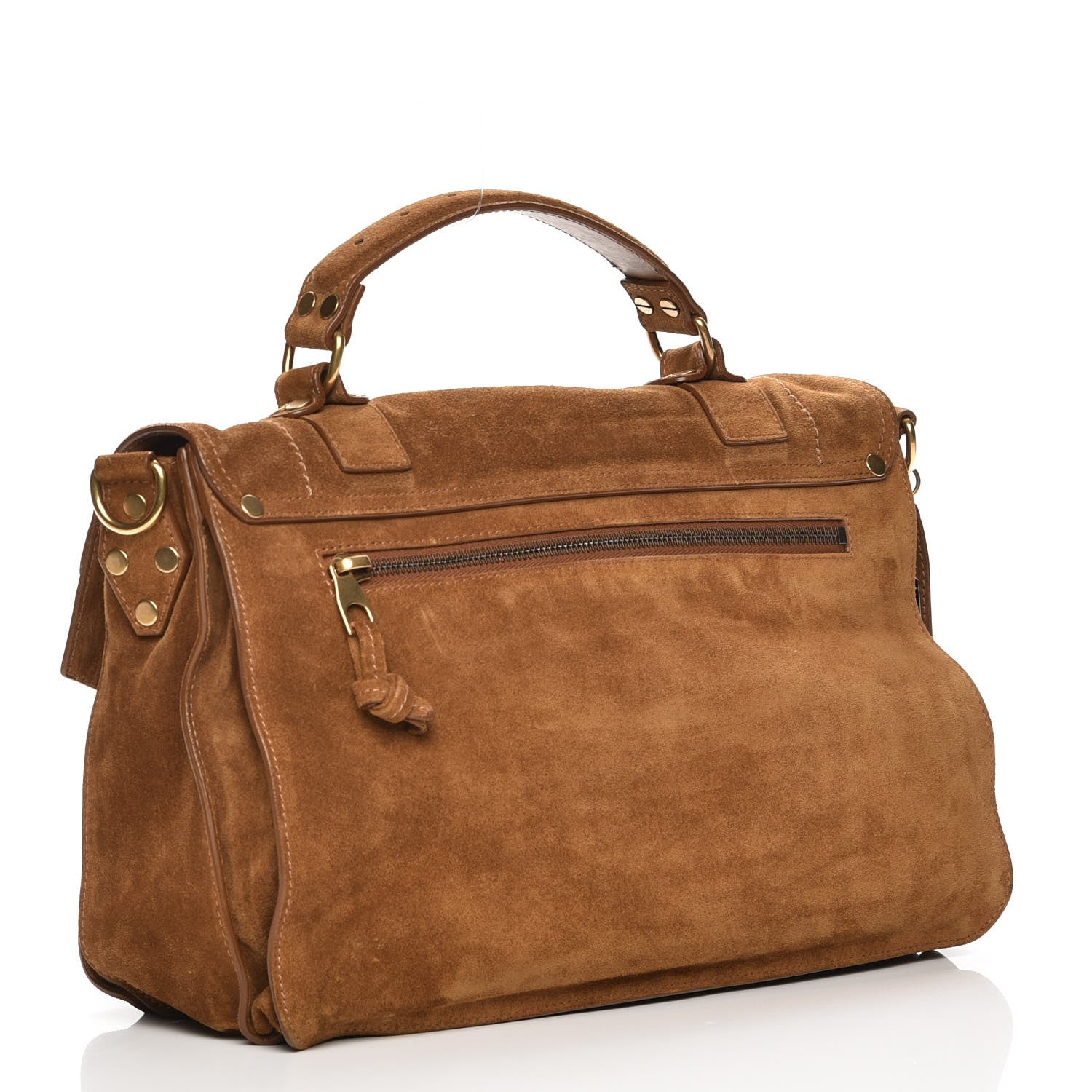 Proenza Schouler Suede Medium PS1 Satchel Tobacco 4 of 9
