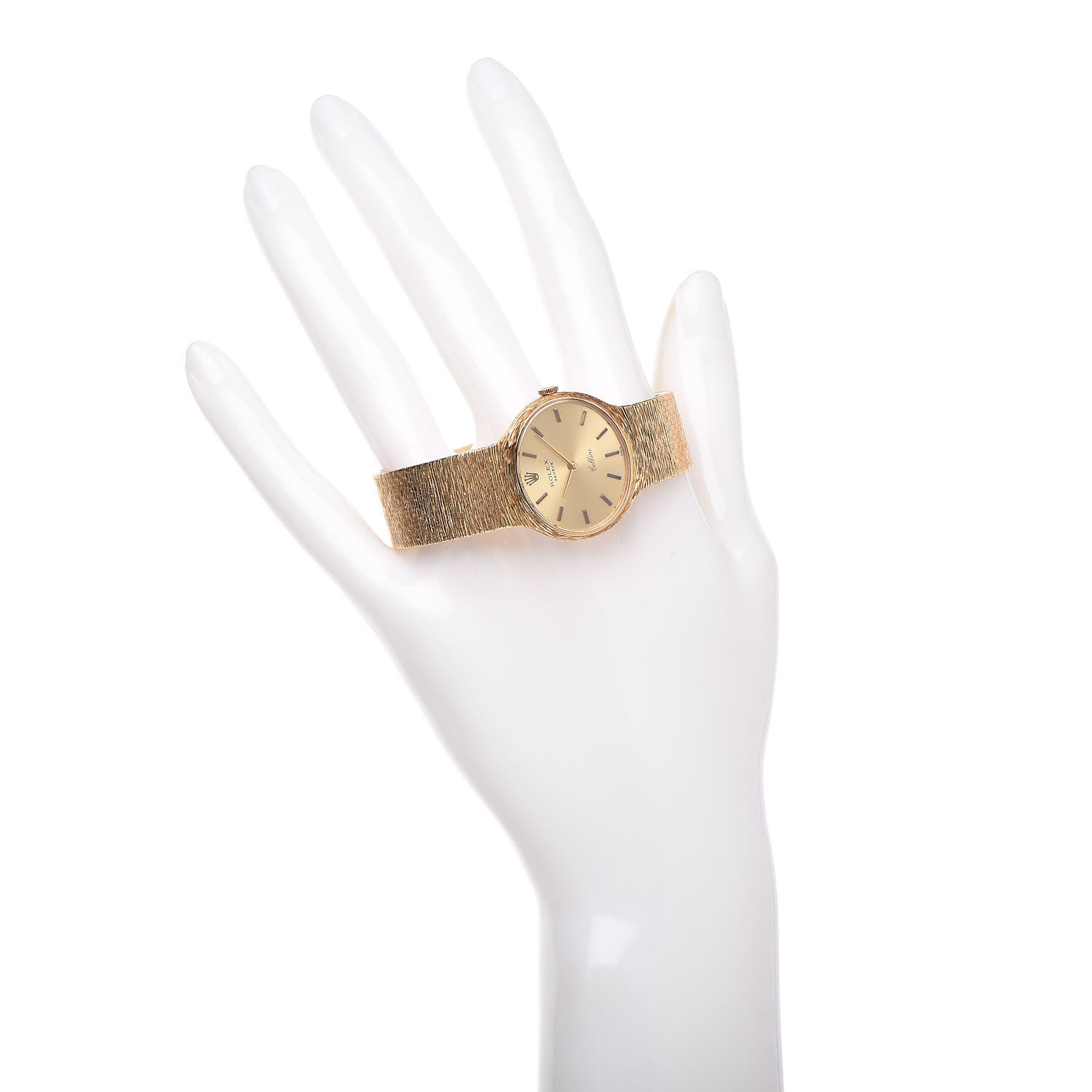 Rolex 18K Yellow Gold 27.5mm Cellini Manual Winding Watch 2 of 6