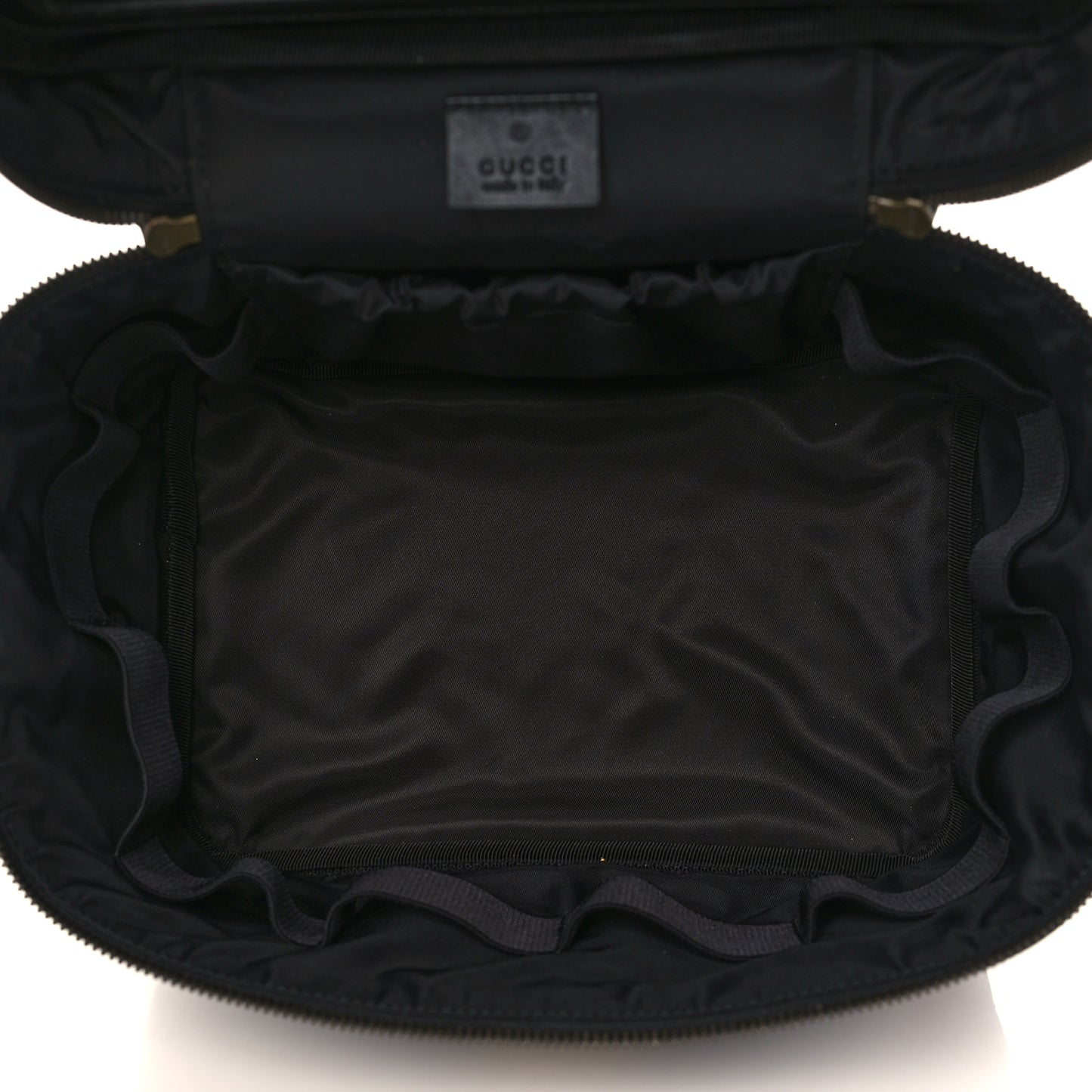 Calfskin Matelasse Large GG Marmont Vanity Cosmetic Case Black