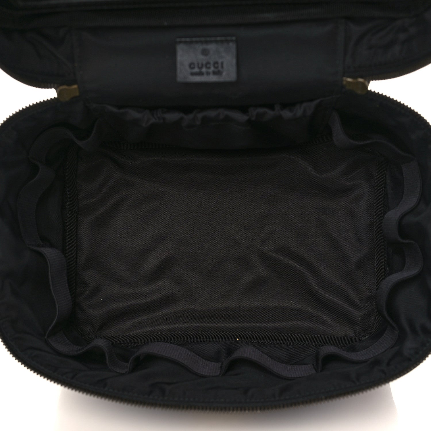 Gucci Calfskin Matelasse Large GG Marmont Vanity Cosmetic Case Black 4 of 10