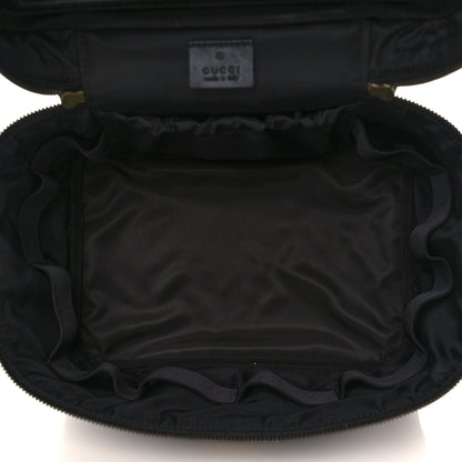 Gucci Calfskin Matelasse Large GG Marmont Vanity Cosmetic Case Black 4 of 10