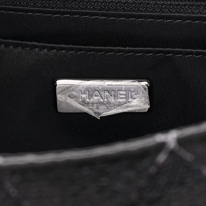 Chanel Sequin Quilted Ombre Medium Flap Black Silver 6 of 12
