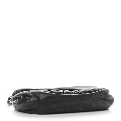 Chanel Caviar Half Moon Wallet On Chain WOC Black 4 of 13