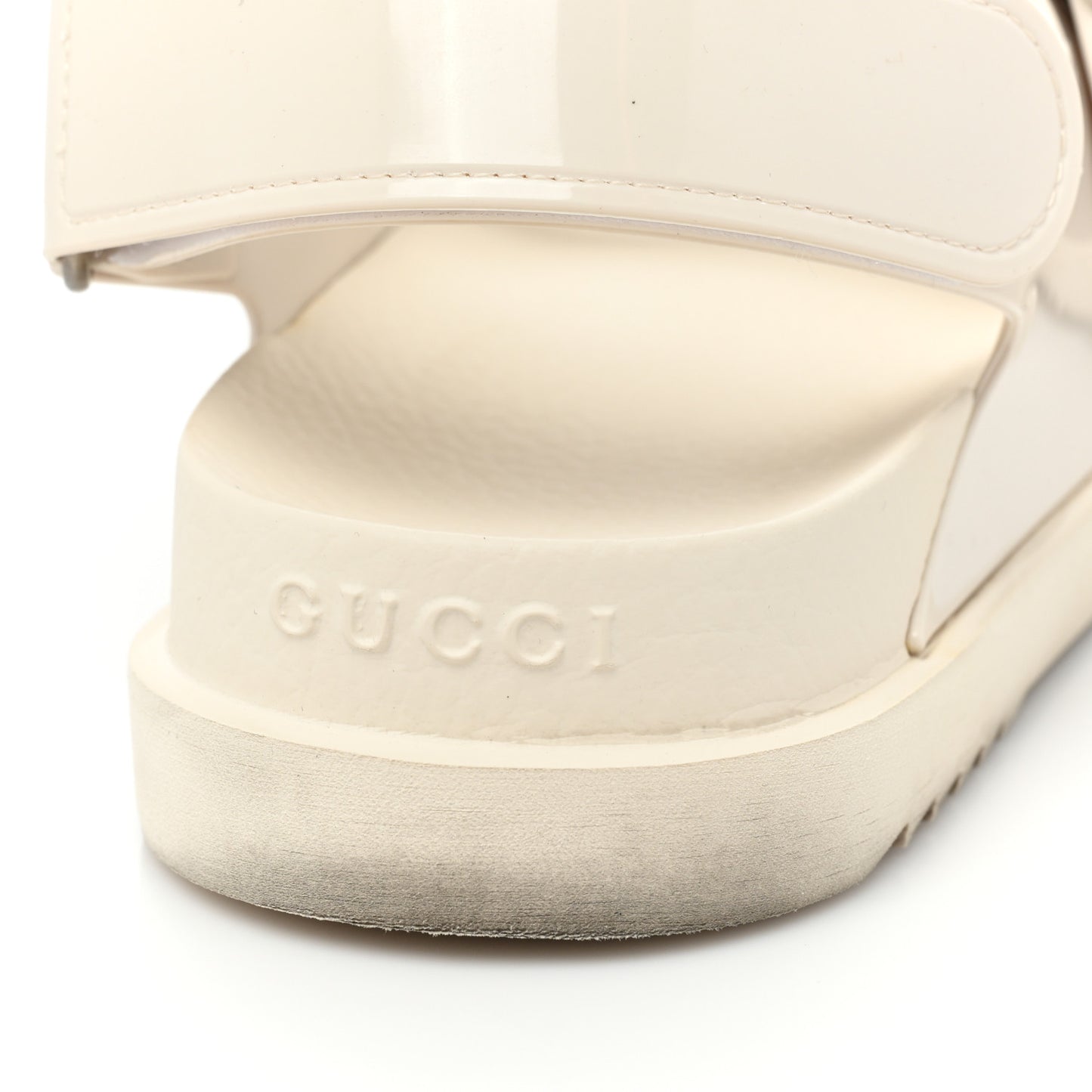 Rubber Mini Double G Womens Isla Dad Sandals 38 Dusty White