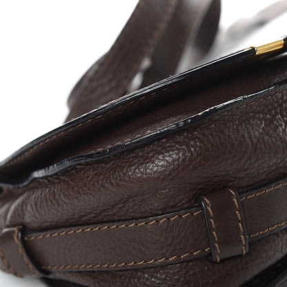 Chloe Calfskin Mini Marcie Round Crossbody Bag Truffle 10 of 17