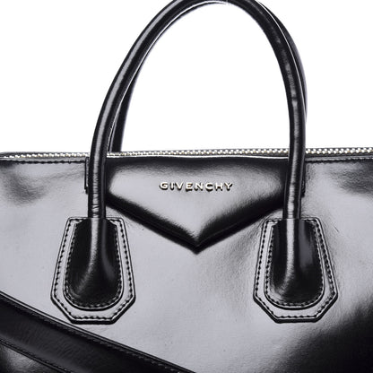 Givenchy Shiny Lord Calfskin Large Antigona Black 9 of 9