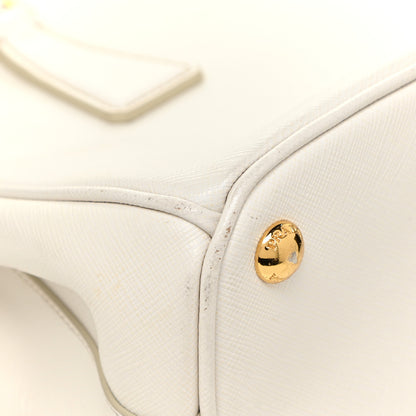 Prada Saffiano Lux Small Galleria Double Zip Tote White 13 of 17
