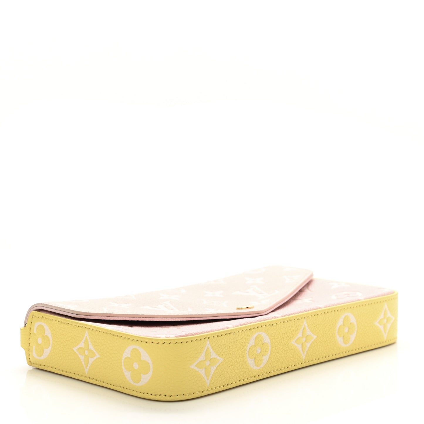 Empreinte Spring in the City Felicie Pochette Chain Wallet Pink Beige Yellow