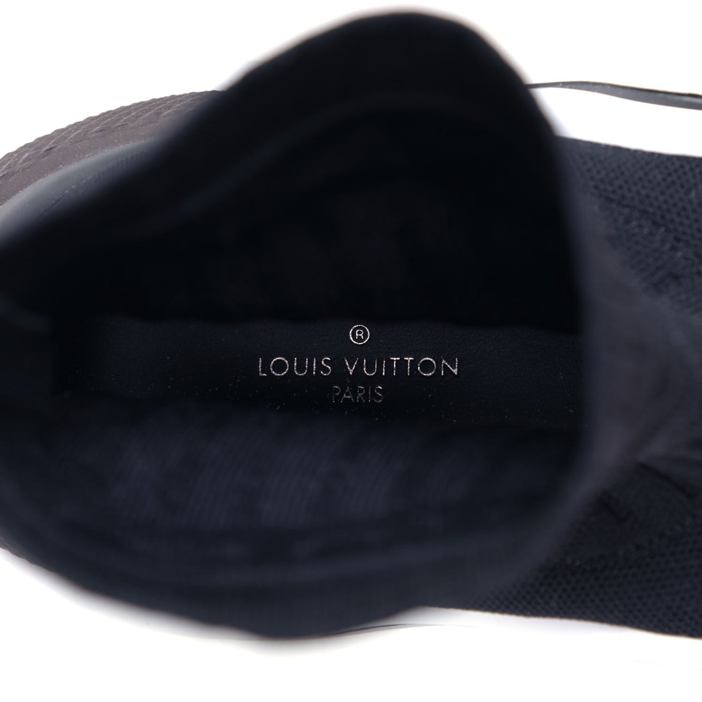 Stretch Textile Monogram LV Archlight Sneaker Boots 38.5 Black Orange