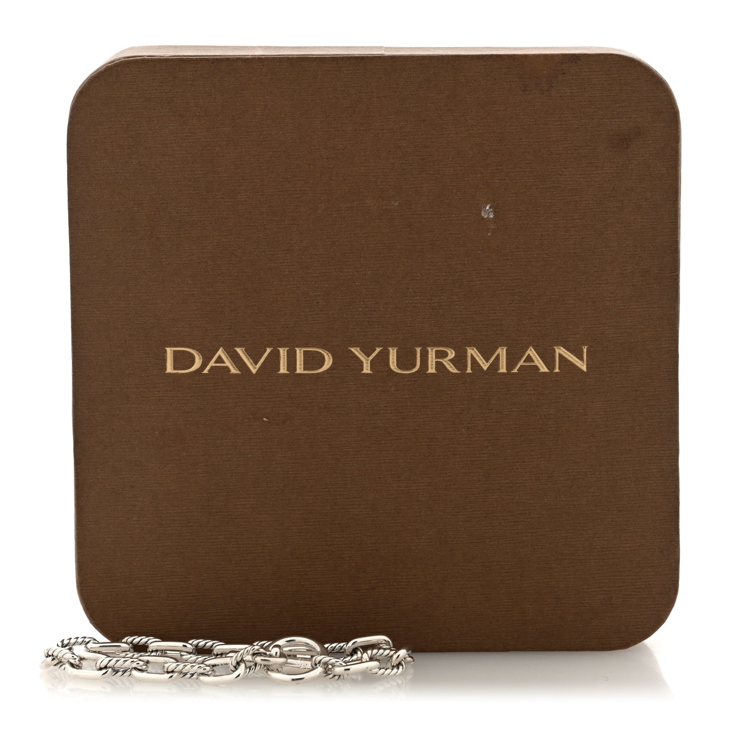 Sterling Silver 5.5mm DY Madison Toggle Chain Bracelet