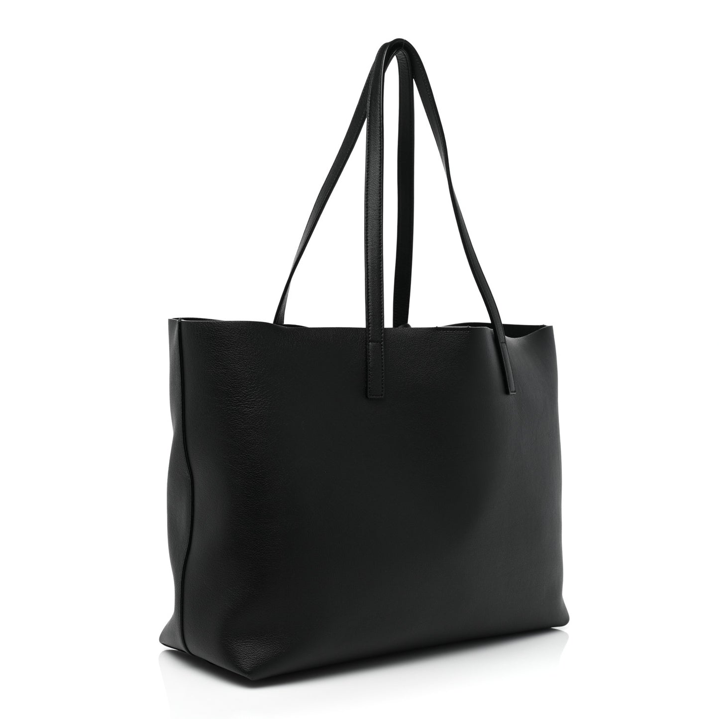 Calfskin Large Shopping Tote Black