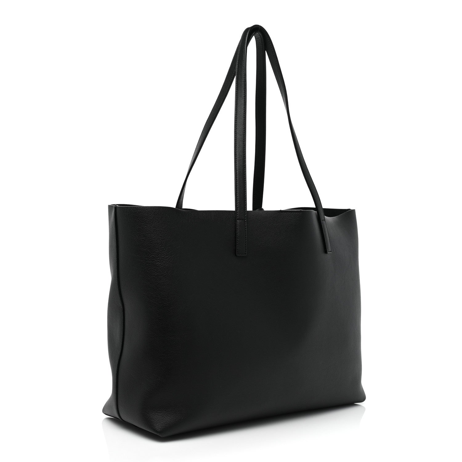 Saint Laurent Calfskin Large Shopping Tote Black 4 of 11