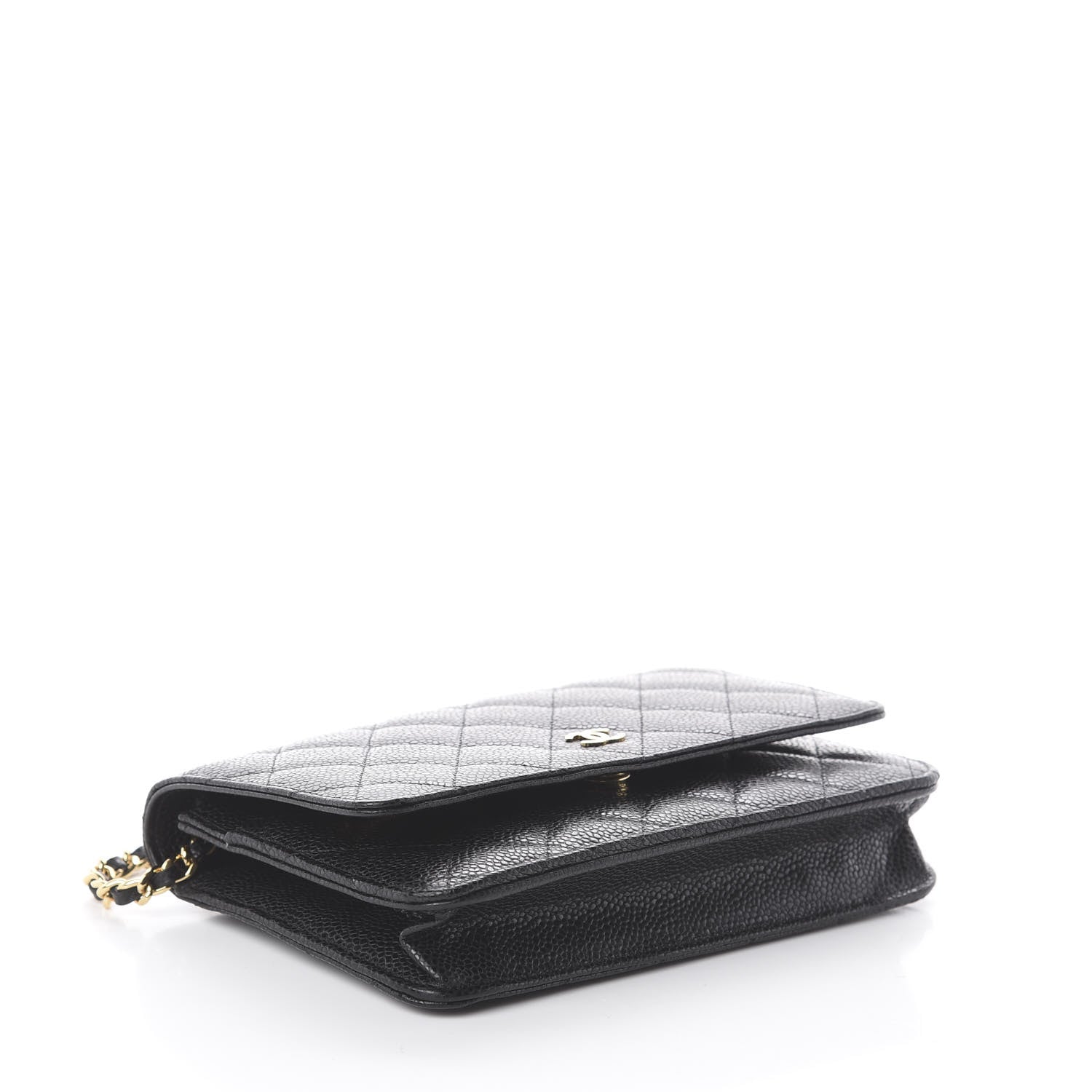 Chanel Caviar Quilted Wallet On Chain WOC Black 3 of 9