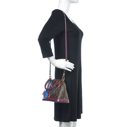 Louis Vuitton Monogram Totem Alma BB Magenta 2 of 8