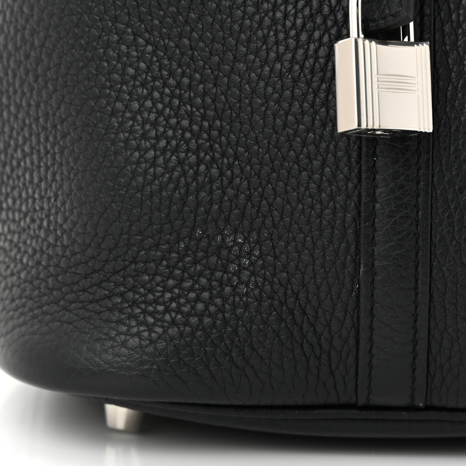 Hermes Taurillon Clemence Matte Alligator Picotin Lock Touch 22 MM Black 11 of 12