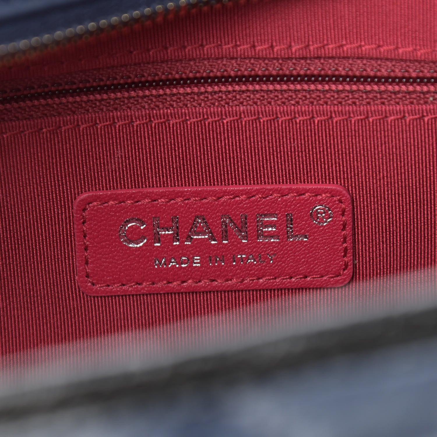Chanel Aged Calfskin Quilted Medium Gabrielle Hobo Navy Black 6 of 9