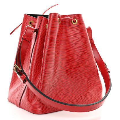 Louis Vuitton Epi Petit Noe Castillan Red 3 of 11