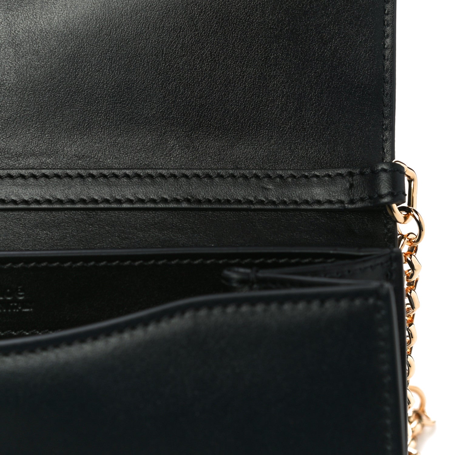 Chloe Calfskin Suede C Clutch With Chain Black 12 of 13