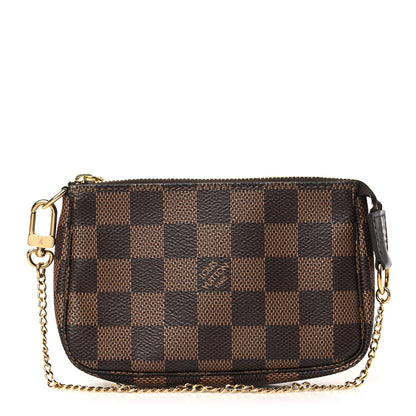 Louis Vuitton Damier Ebene Mini Pochette Accessories 1 of 10