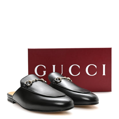 Gucci Calfskin Womens Princetown Slippers 39 Black 9 of 9