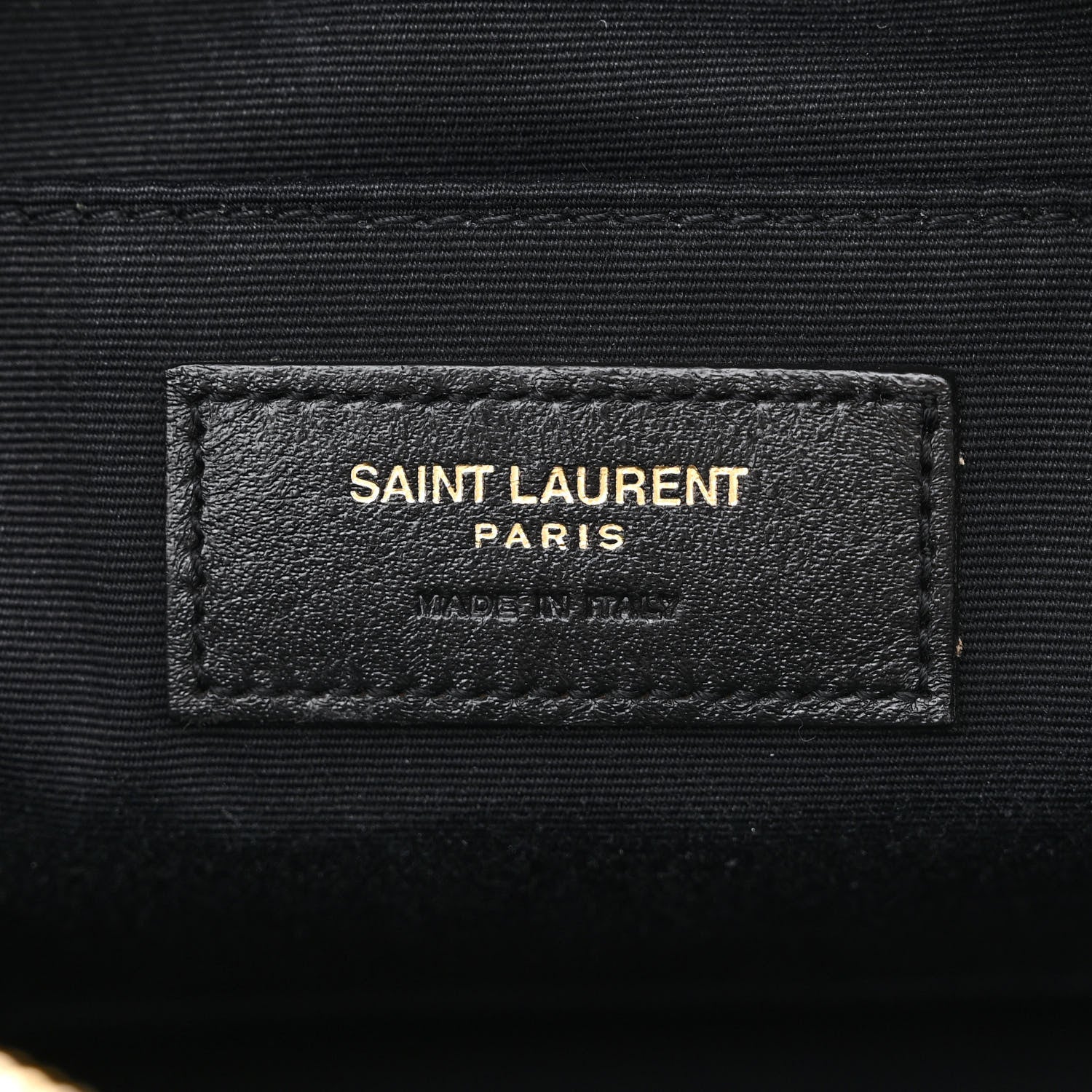 Saint Laurent Lambskin Monogram Small Lou Camera Bag Black 6 of 13