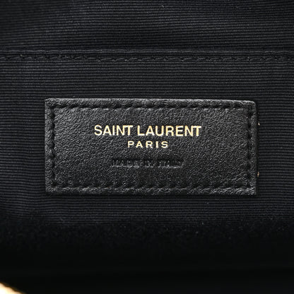 Saint Laurent Lambskin Monogram Small Lou Camera Bag Black 6 of 13
