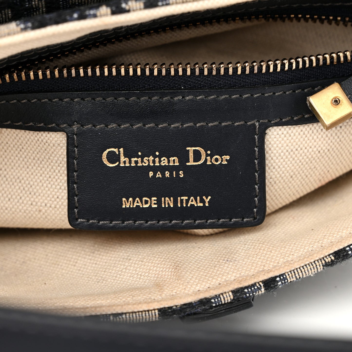 Oblique Saddle Bag Blue