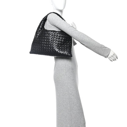 Bottega Veneta Calfskin Intrecciato Small Hop Black 2 of 14