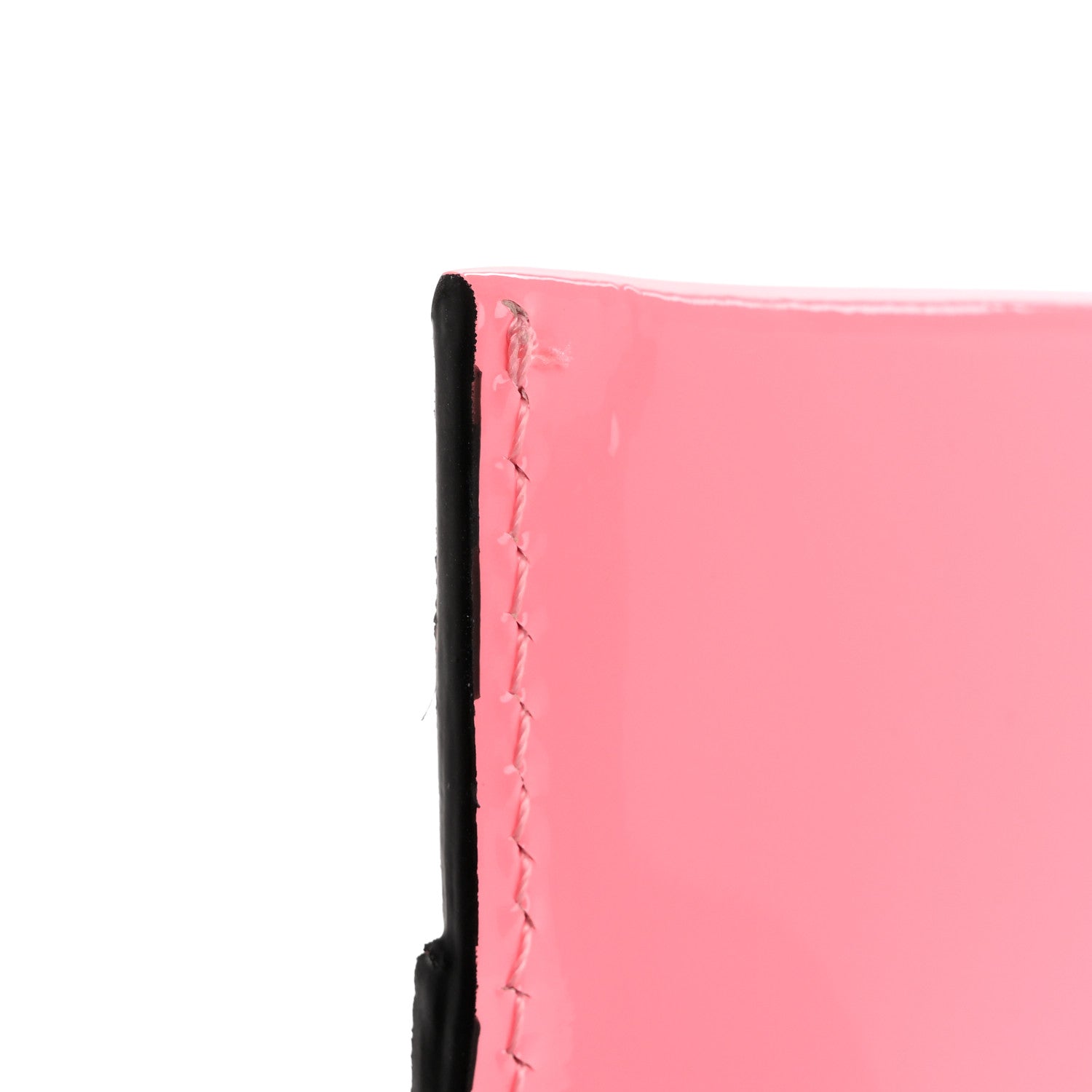 Christian Louboutin Patent Loubi Twist Zip Clutch Bag Bubble Gum 7 of 9