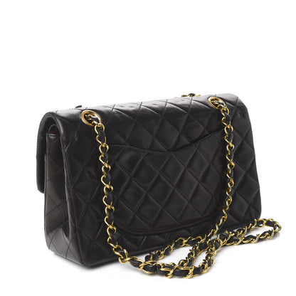 Chanel Lambskin Quilted Small Double Flap Black 3 of 14